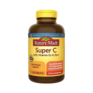 Nature Made Super C with Vitamin D3 and Zinc, 200 Tablets