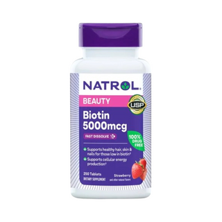 Natrol Biotin 5,000 mcg. Fast Dissolve Tablets, 250 Tablets