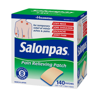 Salonpas Pain Relieving Patch, 140 Patches