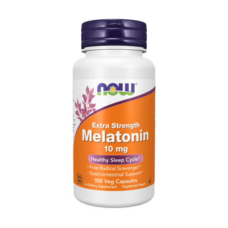 NOW Foods, Extra Strength Melatonin, 10 mg, 100 Veg Capsules