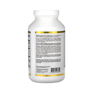 California Gold Nutrition, Omega-3, Premium Fish Oil, 240 Fish Gelatin Softgels