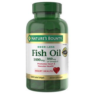 Nature's Bounty Fish Oil 1400 mg, 130 Coated Softgels