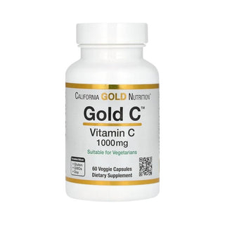 California Gold Nutrition, Gold C™, USP Grade Vitamin C, 1,000 mg, 60 Veggie Capsules