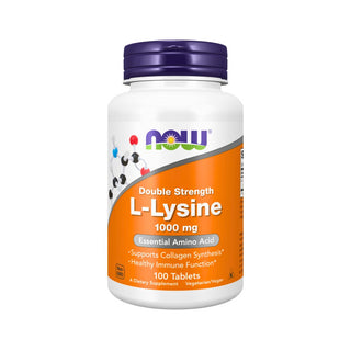 NOW Foods, Double Strength L-Lysine, 1,000 mg, 100 Tablets