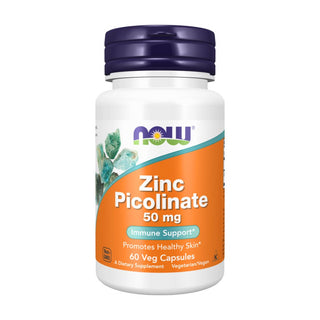 NOW Foods, Zinc Picolinate, 50 mg, 60 Veg Capsules