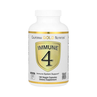 California Gold Nutrition, Immune 4, Immune System Support, 180 Veggie Capsules