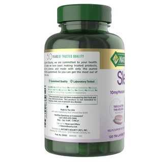Nature's Bounty Sleep3 10 mg. Melatonin, 120 Tablets