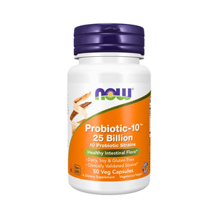 NOW Foods, Probiotic-10, 25 Billion, 50 Veg Capsules