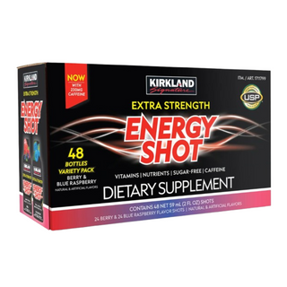 Kirkland Signature Extra Strength Energy Shot, 48 Bottles, 2 Ounces Each