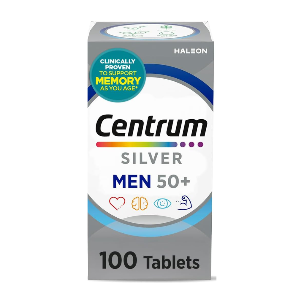 Centrum Silver Multivitamin for Men 50 Plus,- 100 Ct – Suplement Bank