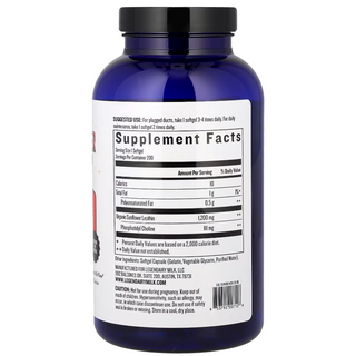 Legendairy Milk, Sunflower Lecithin, 200 Softgels