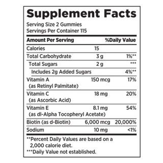 Nature's Bounty Hair, Skin and Nails Advanced, 230 Gummies