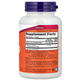 NOW Foods, Vitamin C-1000 Sustained Release Tablets, 250 Tablets