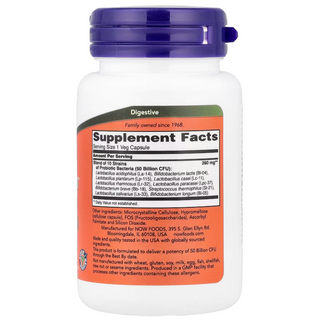NOW Foods, Probiotic-10™, 50 Billion, 50 Veg Capsules