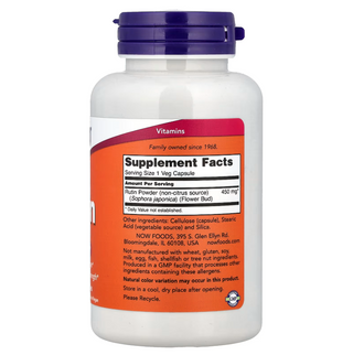 NOW Foods, Rutin, 450 mg, 100 Veg Capsules