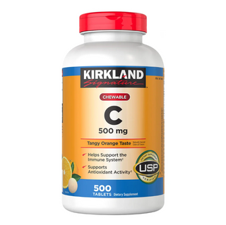 Kirkland Signature Chewable Vitamin C 500 mg., 500 Tablets