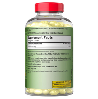 Kirkland Signature Vitamin E 400IU, 500 Softgels