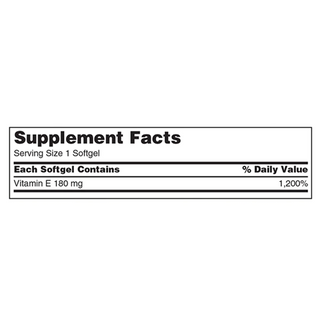 Kirkland Signature Vitamin E 400IU, 500 Softgels