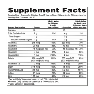 Kirkland Signature Children's Multivitamin, 180 Gummies