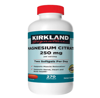 Kirkland Signature Magnesium Citrate 250mg, 270 Softgels