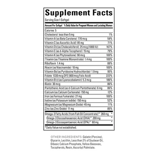 Nature Made Prenatal Folic Acid + DHA, 150 Softgels