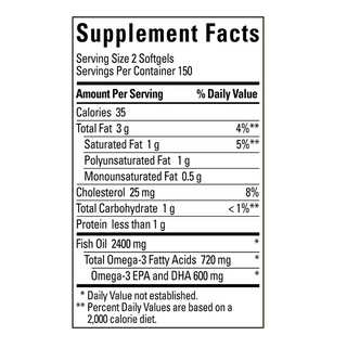 Nature Made Fish Oil 1200mg, 300 Softgels