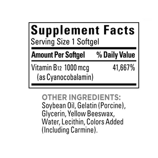 Nature Made Vitamin B12 1000mcg Softgels, 400 ct.