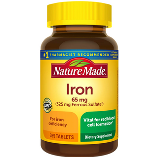 Nature Made Iron, 65 mg, 365 Tablets