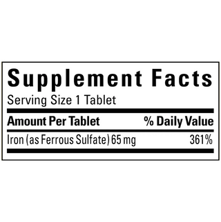 Nature Made Iron, 65 mg, 365 Tablets