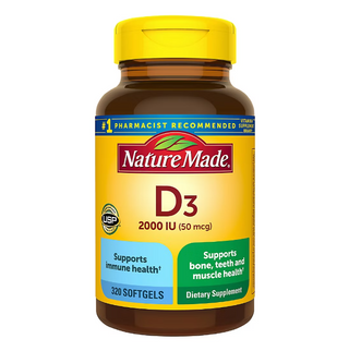 Nature Made Vitamin D3 2000 IU (50mcg) Softgels, 320 ct.