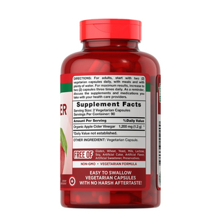 Nature's Truth Apple Cider Vinegar 1200 mg., 180 Capsules