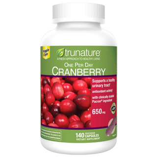 Trunature Pacran Cranberry 650 mg., 140 Vegetarian Capsules