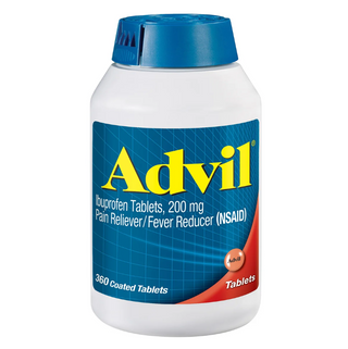 Advil Ibuprofen 200 mg., Pain Reliever/Fever Reducer, 360 Tablets