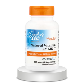 Doctor's Best, Natural Vitamin K2 MK-7, 100 mcg, 60 Veggie Caps