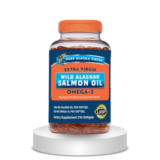 Pure Alaska Omega Wild Salmon Oil 1000 mg., 210 Softgels
