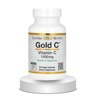 California Gold Nutrition, Gold C™, USP Grade Vitamin C, 1,000 mg, 60 Veggie Capsules
