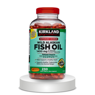 Kirkland Signature Wild Alaskan Fish Oil 1400 mg., 230 Softgels
