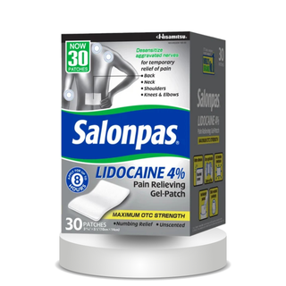 Salonpas, LIDOCAINE 4% Pain Relieving Gel-Patch, 30 Patches