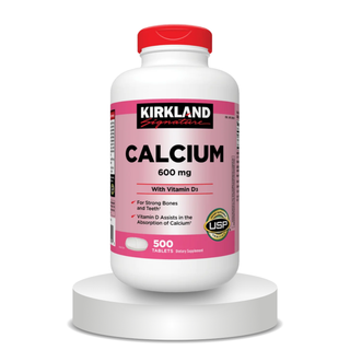 Kirkland Signature Calcium 600 mg. with Vitamin D3, 500 Tablets