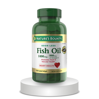 Nature's Bounty Fish Oil 1400 mg, 130 Coated Softgels