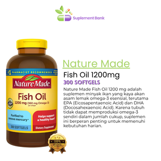 Nature Made Fish Oil 1200mg, 300 Softgels