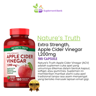 Nature's Truth Apple Cider Vinegar 1200 mg., 180 Capsules