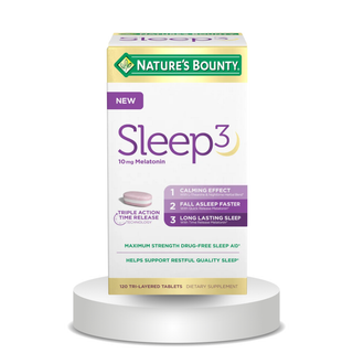 Nature's Bounty Sleep3 10 mg. Melatonin, 120 Tablets