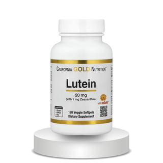 California Gold Nutrition, Lutein with Zeaxanthin from Marigold Extract, 120 Veggie Softgels