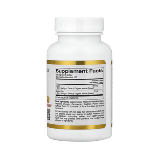 California Gold Nutrition, Lutein with Zeaxanthin from Marigold Extract, 120 Veggie Softgels
