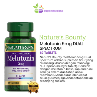 Nature's Bounty, Melatonin 5mg, 60 Tablets
