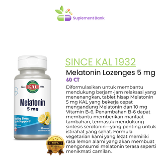 SINCE KAL 1932, Melatonin Lozenges 5 mg,