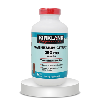 Kirkland Signature Magnesium Citrate 250mg, 270 Softgels