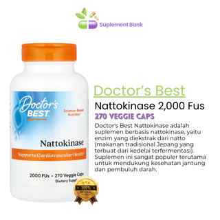 Doctor's Best, Nattokinase, 2,000 FUs, 270 Veggie Caps