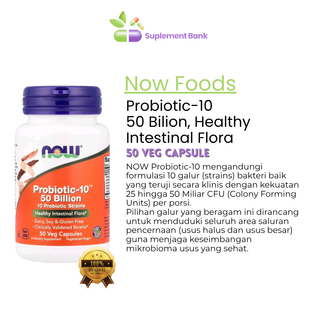 NOW Foods, Probiotic-10™, 50 Billion, 50 Veg Capsules